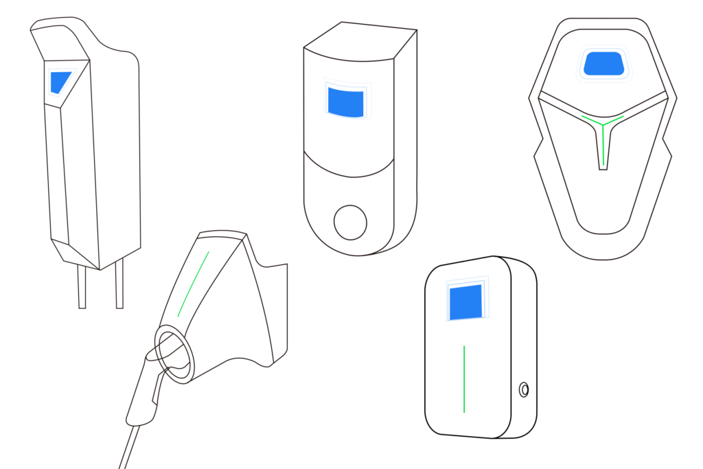 EV Charging station display Brief strokes-2022.7.25