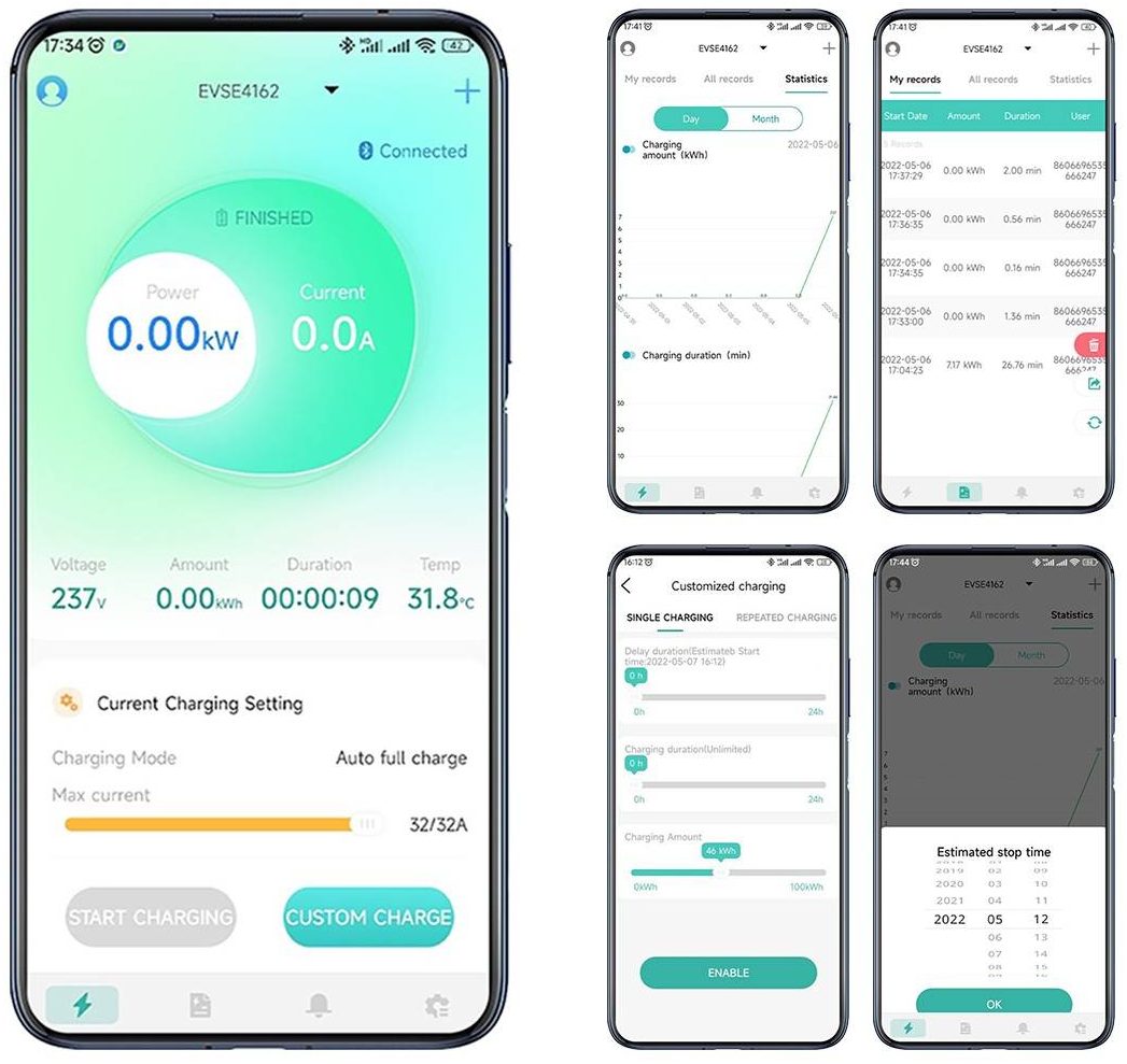 Evsemaster App For Evseodm Smart Charging Station